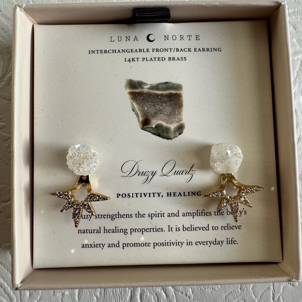 Like na Norte Interchangeable Front/ Back Earrings
